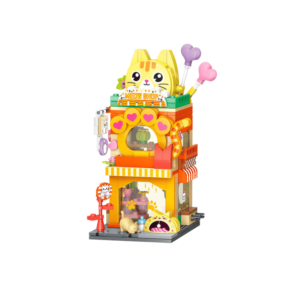 KEEPPLAY City Corner Bouwset Meow Time Station
