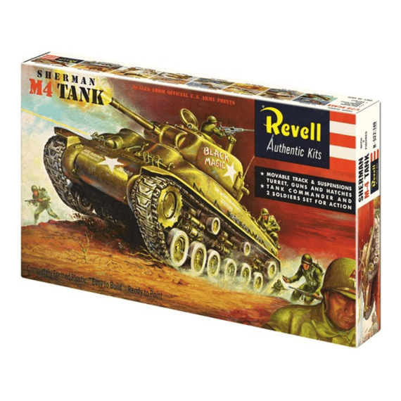 Revell Modelbouwset M4 Sherman 75 Years Plastic Modelbuilding 1:40
