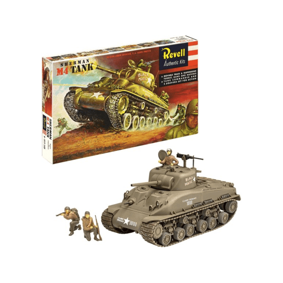 Revell Modelbouwset M4 Sherman 75 Years Plastic Modelbuilding 1:40