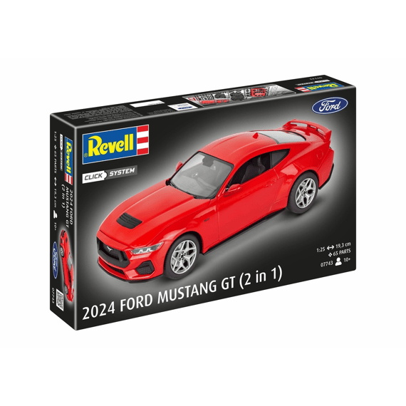 Revell 07743 2024 Ford Mustang 2 In 1 Click System