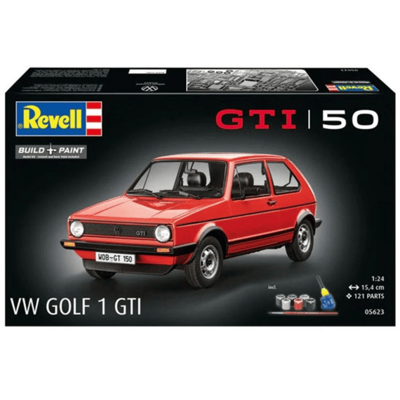 Revell 05623 Gift Set 50 Years Vw Golf 1 Gti