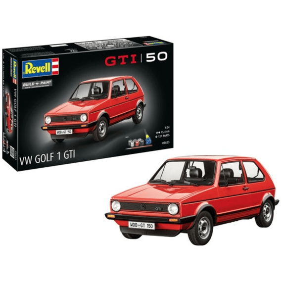 Revell 05623 Gift Set 50 Years Vw Golf 1 Gti