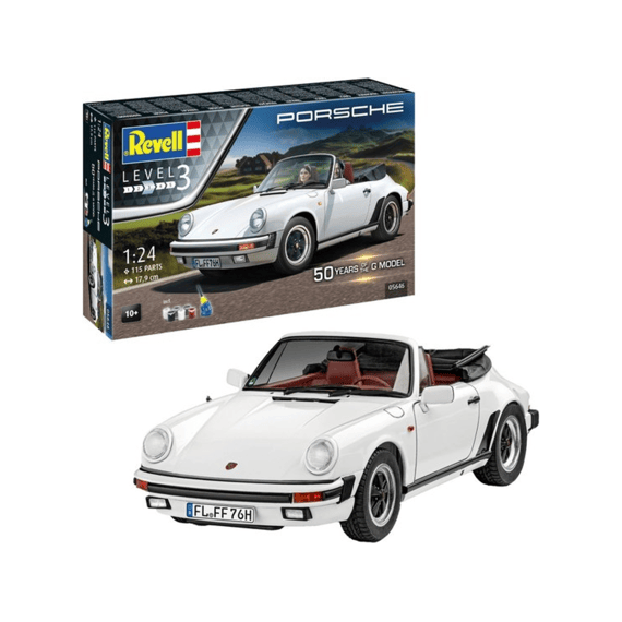 Revell 05646 Gift Set Porsche 911 G-model Cabrio 50th Anniversary