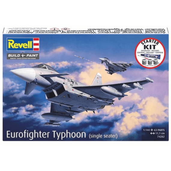 Revell Starter Kit Eurofighter Typhoon Single Seater 1:144