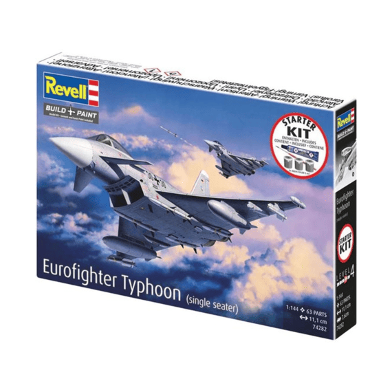 Revell Starter Kit Eurofighter Typhoon Single Seater 1:144