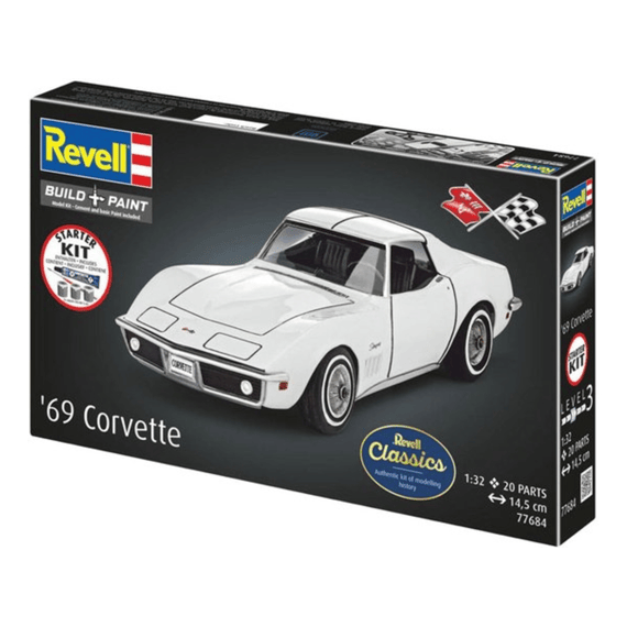 Revell 77684 Starter Kit Corvette C3