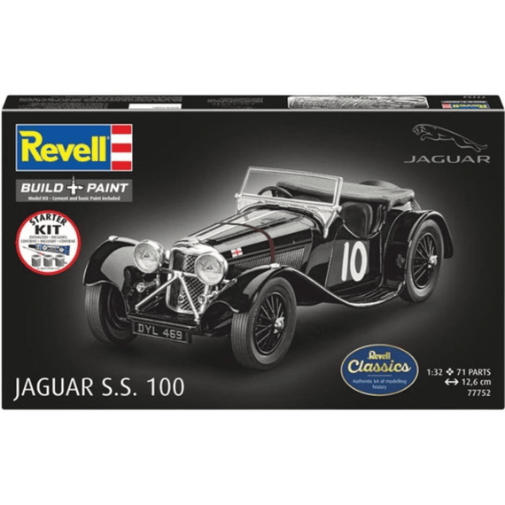 Revell 77752 Starter Kit Jaguar Ss 100