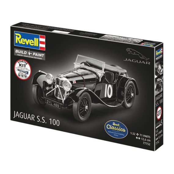 Revell 77752 Starter Kit Jaguar Ss 100