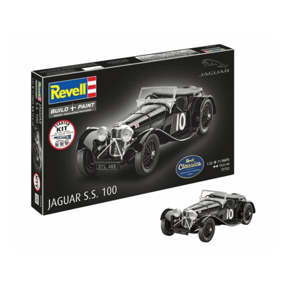 Revell 77752 Starter Kit Jaguar Ss 100