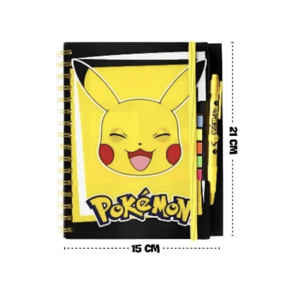 Pokemon Notebook Met Pen En Sticky Notes