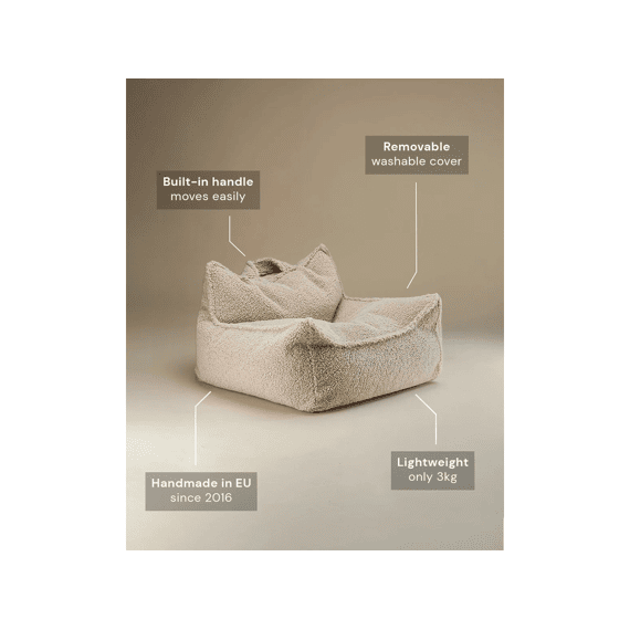 Wigiwama Beanbag Chair Biscuit