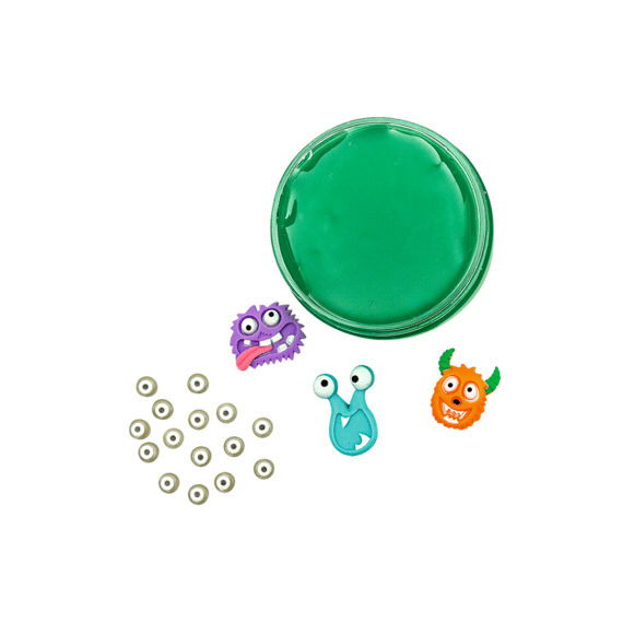 Glibber Klei Slijn Met Confettie Assortiment