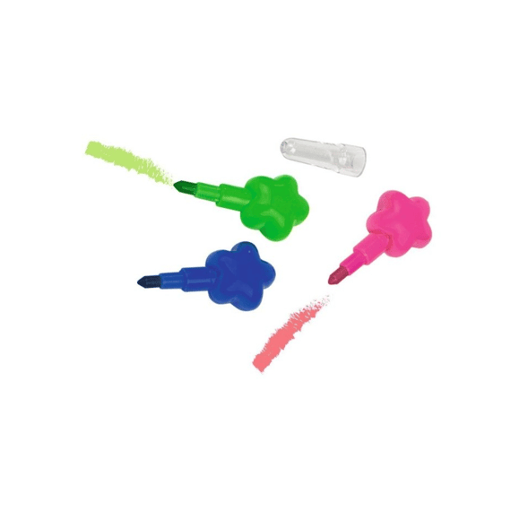 Stapel Kleurpotloden Regenboog Hart/ster Assortiment
