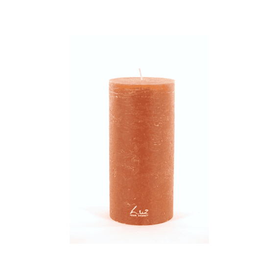 Luz Your Senses Rustic - Cilinderkaars - Amber - Ø9xh19cm