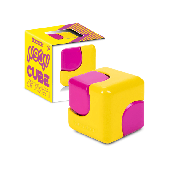 Bopster Cube Spinner Neon Assortiment