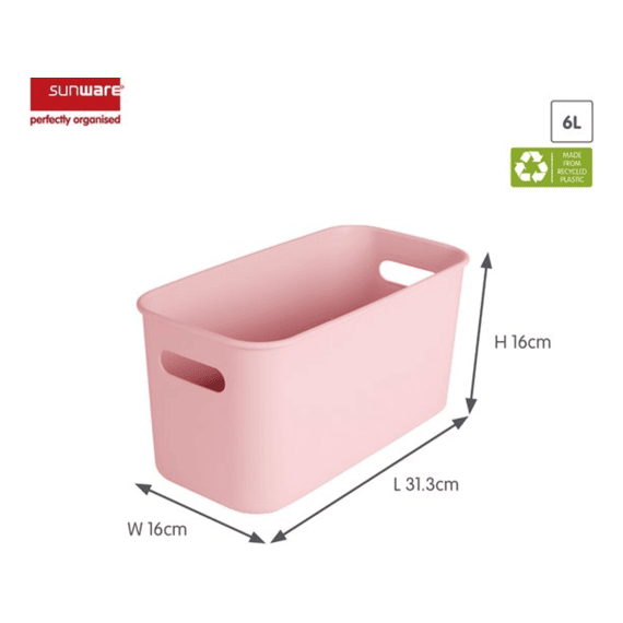 Sigma Home Cube Box 6l Roze