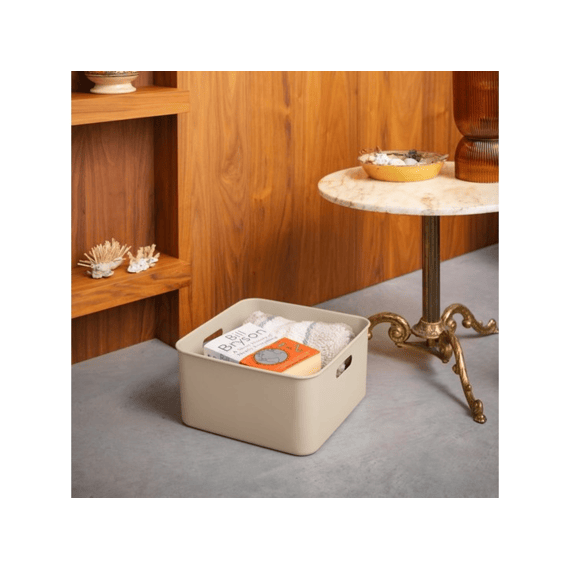 Sunware Opbergbox Sigma Home Cube 12,5 Liter Beige