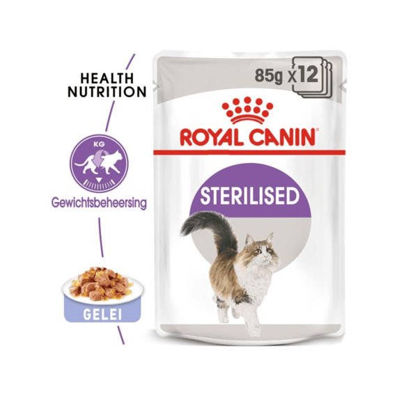 Royal Canin Natvoer Kat Sterilised in Jelly 12 x 85 g