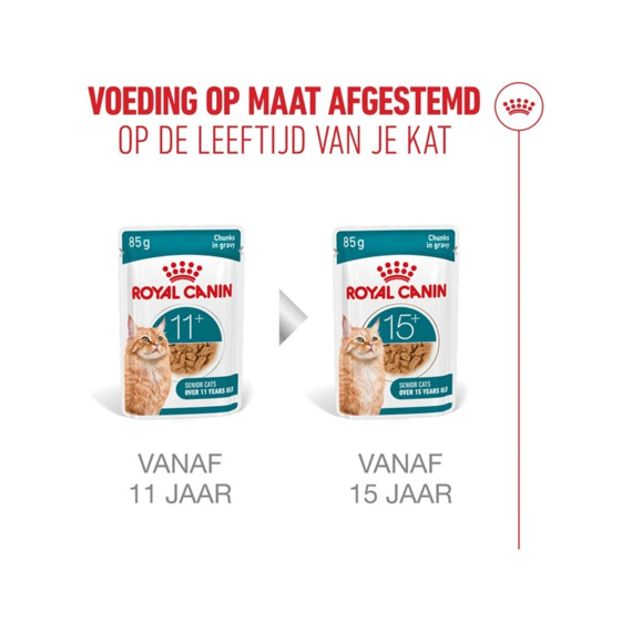 Royal Canin Ageing 11+ in Gravy Natvoer Kat 12 x 85 g