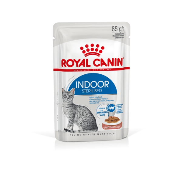 Royal Canin Indoor in Gravy Natvoer Kat 12 x 85 g