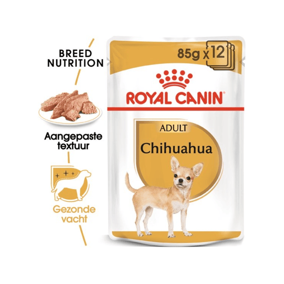 Royal Canin Natvoer Hond Chihuahua Adult in Loaf 12 x 85 g
