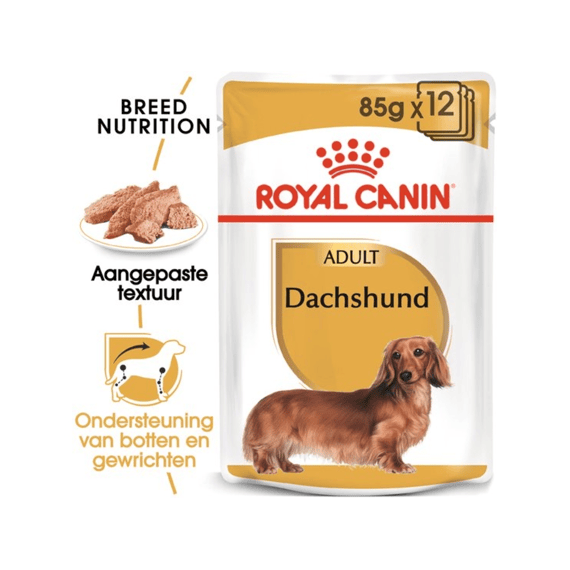 Royal Canin Natvoer Hond Dachshund Adult in Loaf 12 x 85 g