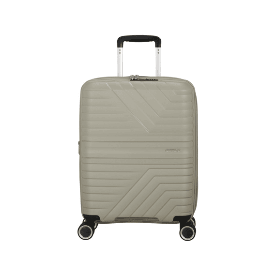 American Tourister Handbagagekoffer Flytwist Spinner 55 cm Uitbreidbaar TSA Sandstone