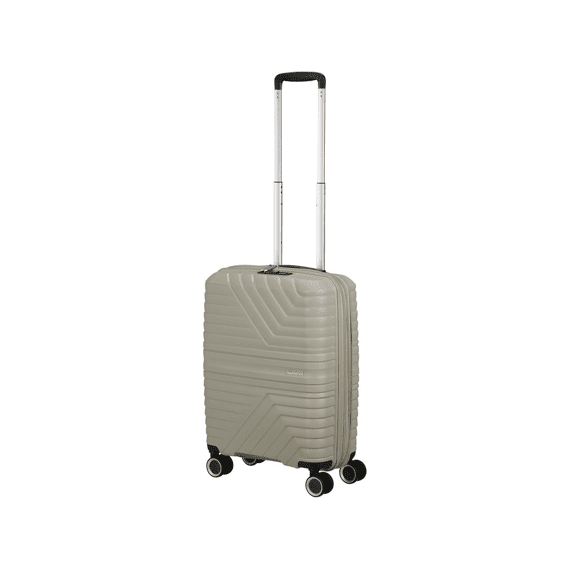 American Tourister Handbagagekoffer Flytwist Spinner 55 cm Uitbreidbaar TSA Sandstone