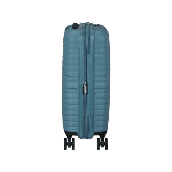 American Tourister Handbagagekoffer Flytwist Spinner 55 cm Uitbreidbaar TSA Storm Blue