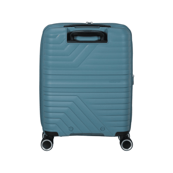 American Tourister Handbagagekoffer Flytwist Spinner 55 cm Uitbreidbaar TSA Storm Blue