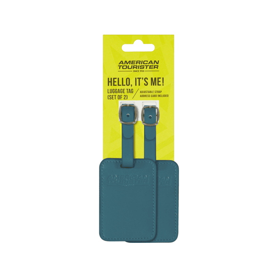American Tourister Ta Luggage Tag X2 Totally Teal