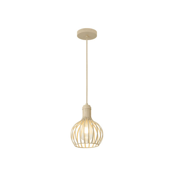 Fantasia Raga 1x E27 Pendel Beige Ø16cm
