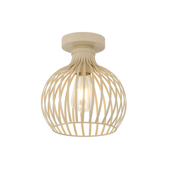 Fantasia Raga 1x E27 Plafondlamp Beige