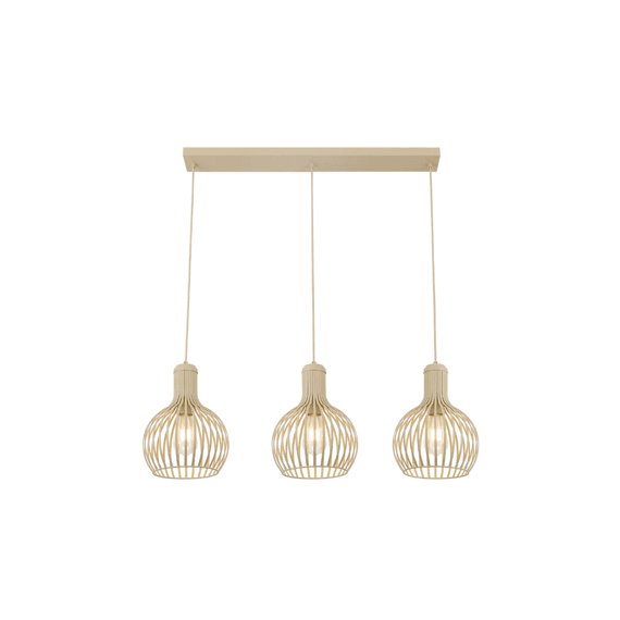Fantasia Raga 3x E27 Pendel Beige