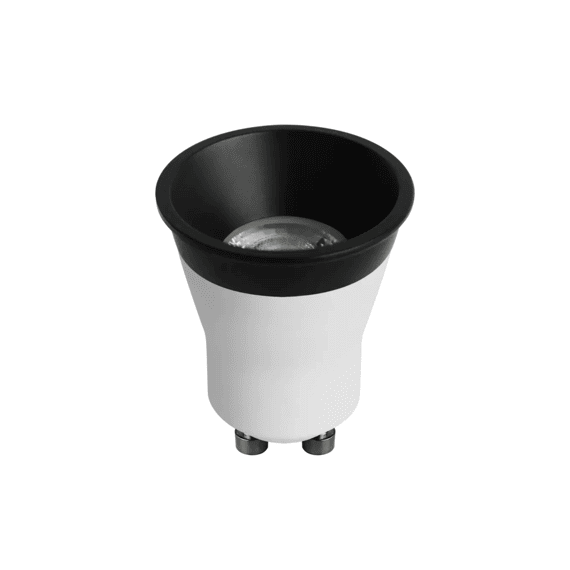 Fantasia Mini Gu10 Deep Deco Base 4,9w Dimbaar + Zwarte Ring