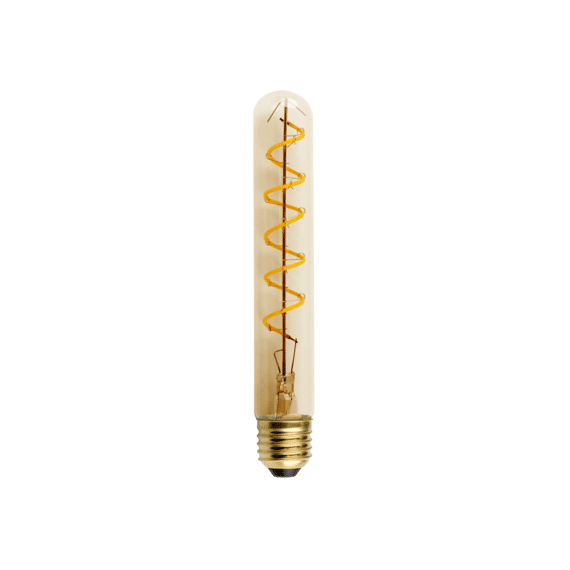 Fantasia E27 Led Tube Spiral T30 5w Amber 2200k Dimbaar