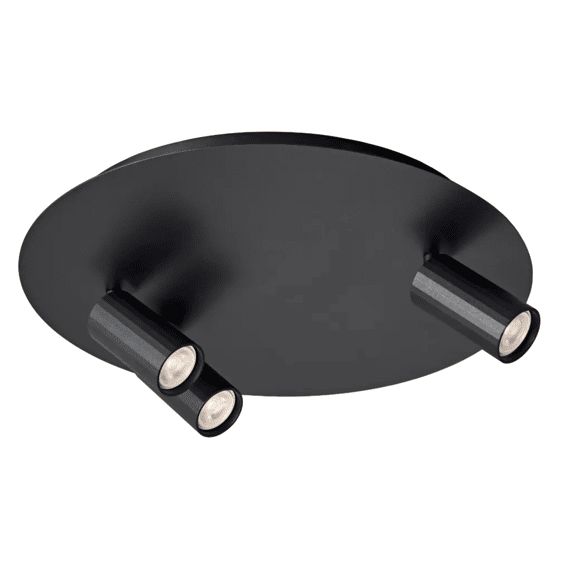 Fantasia Oryx 2+1 Ronde Basis Ø350 Mm Mr11 Bulb (excl) Zwart