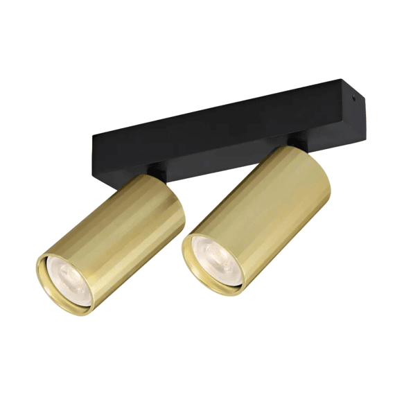 Fantasia Oryx 2l Bar Mr11, Bulb (excl), Zwart Base, Gold Cylinder