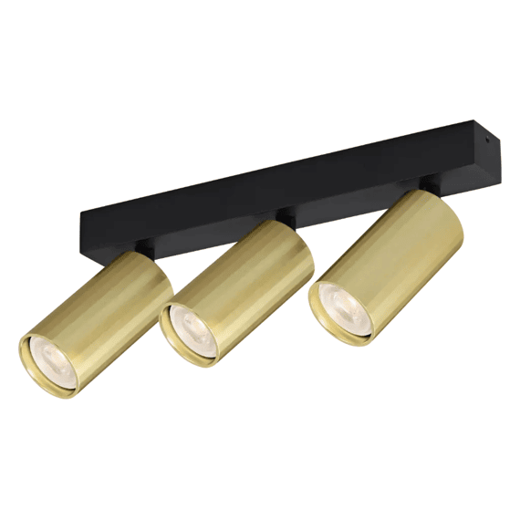 Fantasia Oryx 3l Bar Mr11 Bulb (excl) Zwart Base, Gold Cylinder