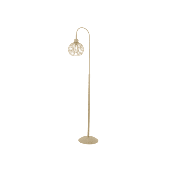 Fantasia Raga 1x E27 Vloerlamp Beige