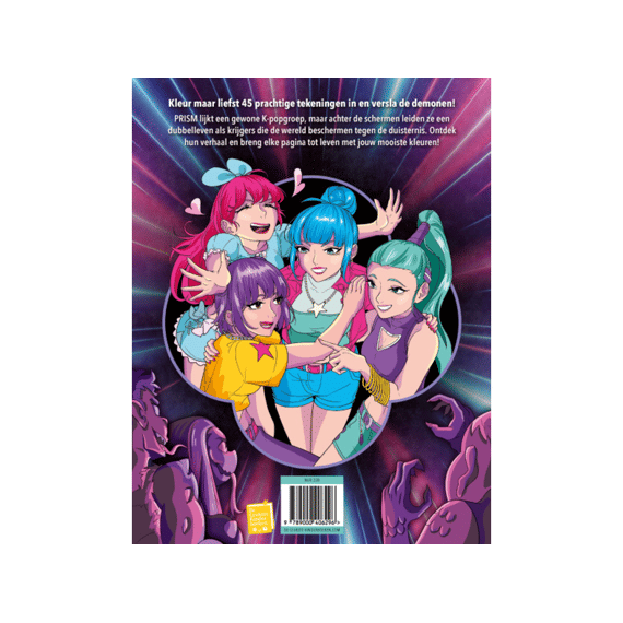Kpop Midnight Idols Kleurboek