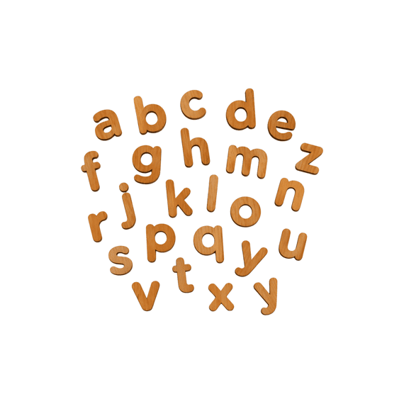 Family Nation Magnekids Set Van 36 Magnetische Letters In Hout