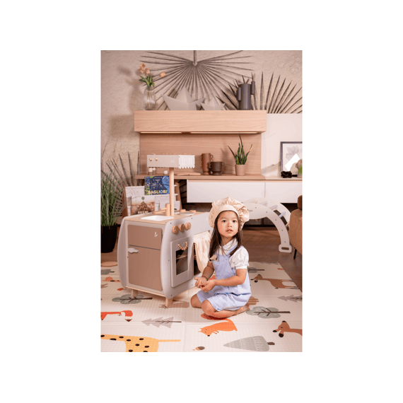Family Nation Montessori  2-in-1 Opvouwbare Speelmat Omkeerbaar En Zacht  Animal Friends 180x150cm