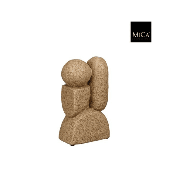 Decoratie Object L11,5xb7xh19cm Bruin