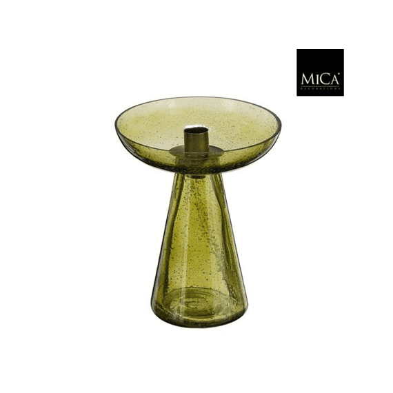 Plien Kandelaar H20xd16cm Groen