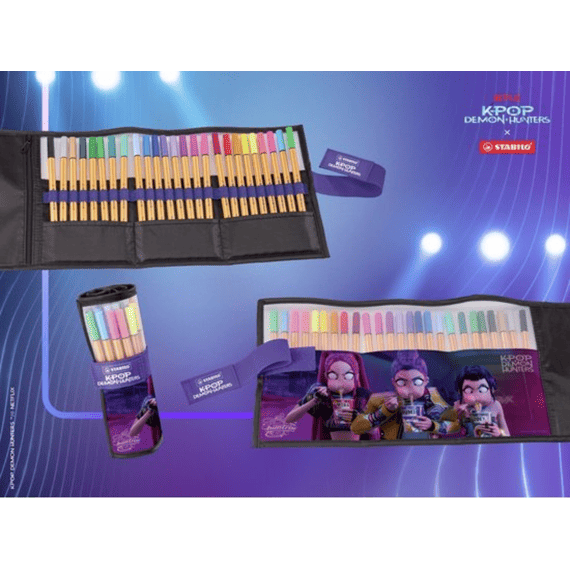 Kpop Demon Hunters Point 88 Fineliner Rollerset 25 Stuks