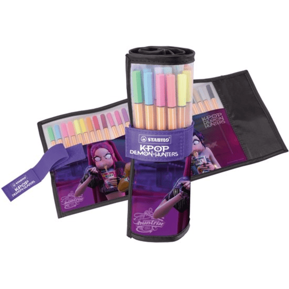 Kpop Demon Hunters Point 88 Fineliner Rollerset 25 Stuks