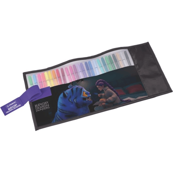 Kpop Demon Hunters Pen 68 Viltstift Rollerset 25 Stuks