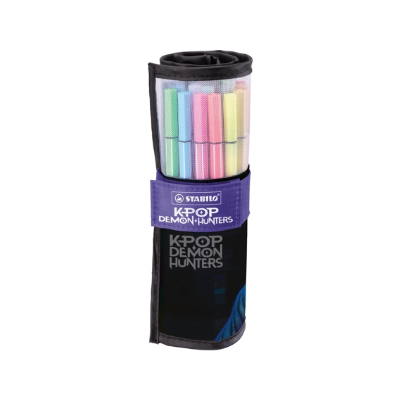 Kpop Demon Hunters Pen 68 Viltstift Rollerset 25 Stuks