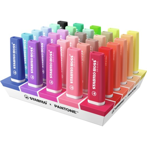 Stabilo Boss Pantone Markeerstift Set 30 Stuks